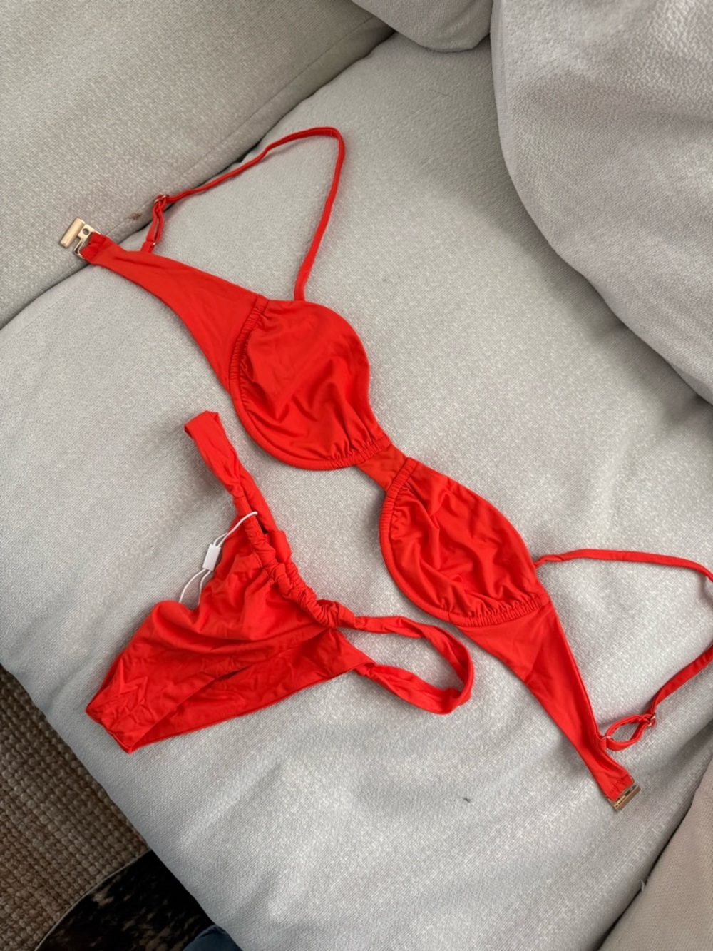Slate Swim Red/Orange Bikini